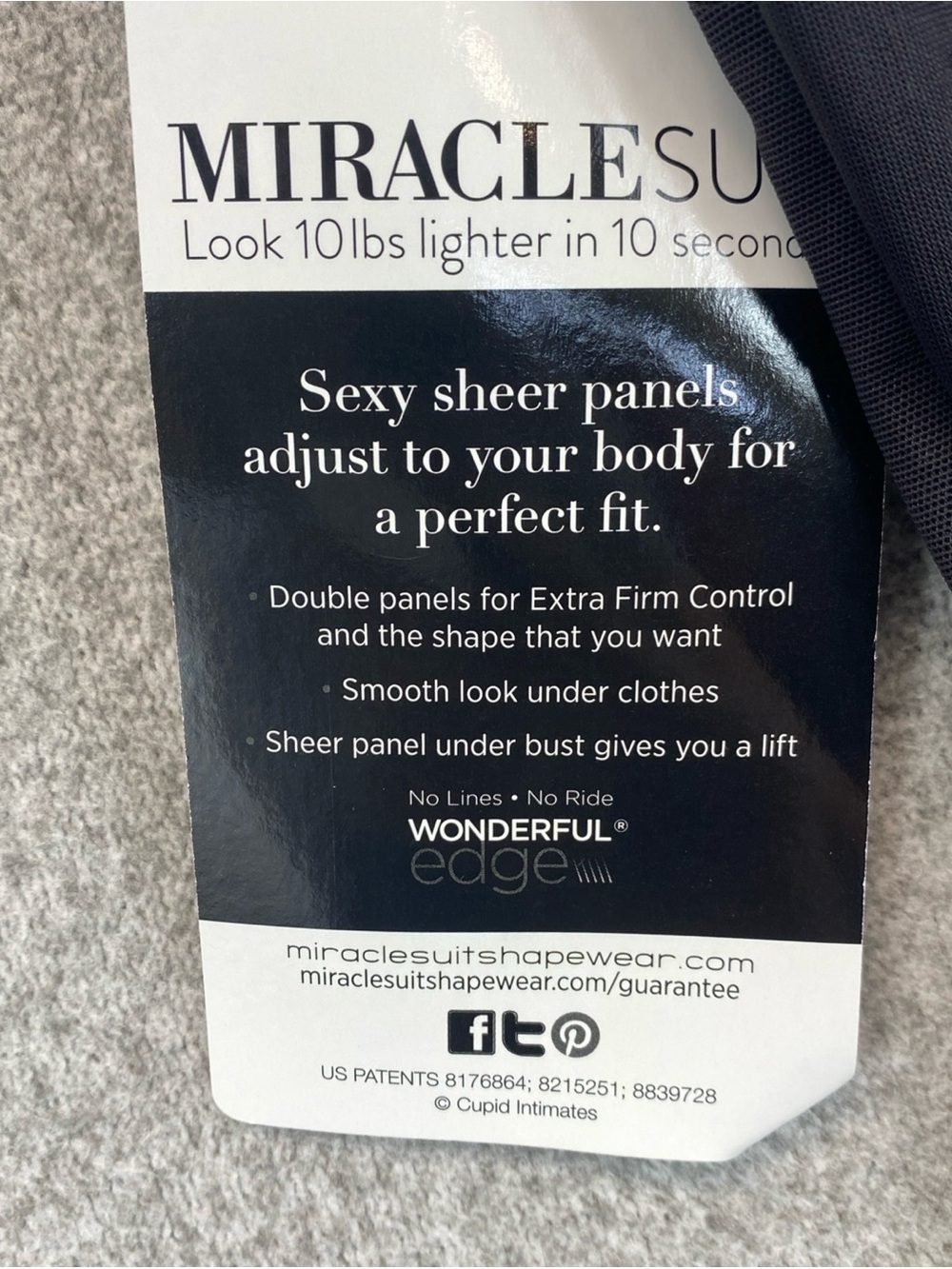Miraclesuit shapewear Singlet large Extra Firm Control Inseam 8” Bust Lift - Picture 12 of 13